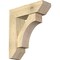 Ekena Millwork Westlake Slat Rough Sawn Bracket w/ Offset Brace, Douglas Fir, 8"W x 26"D x 30"H BKT0806X26X30WTL06RDF - alternate 1